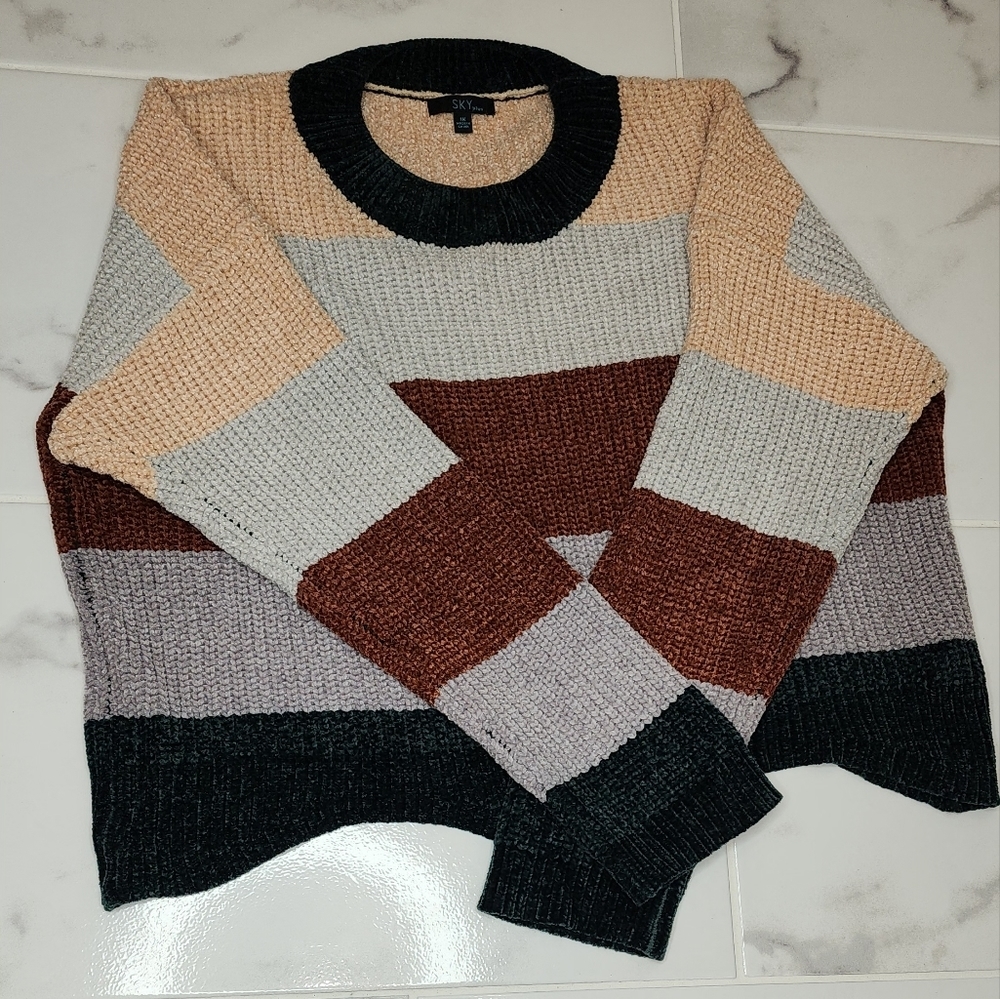 SKY plus multi color sweater - Picture 7 of 8